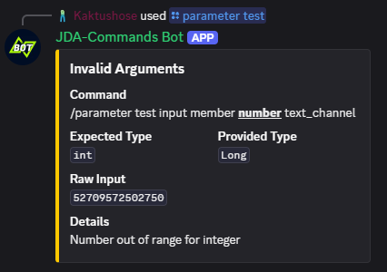 Type Adapter Error Message